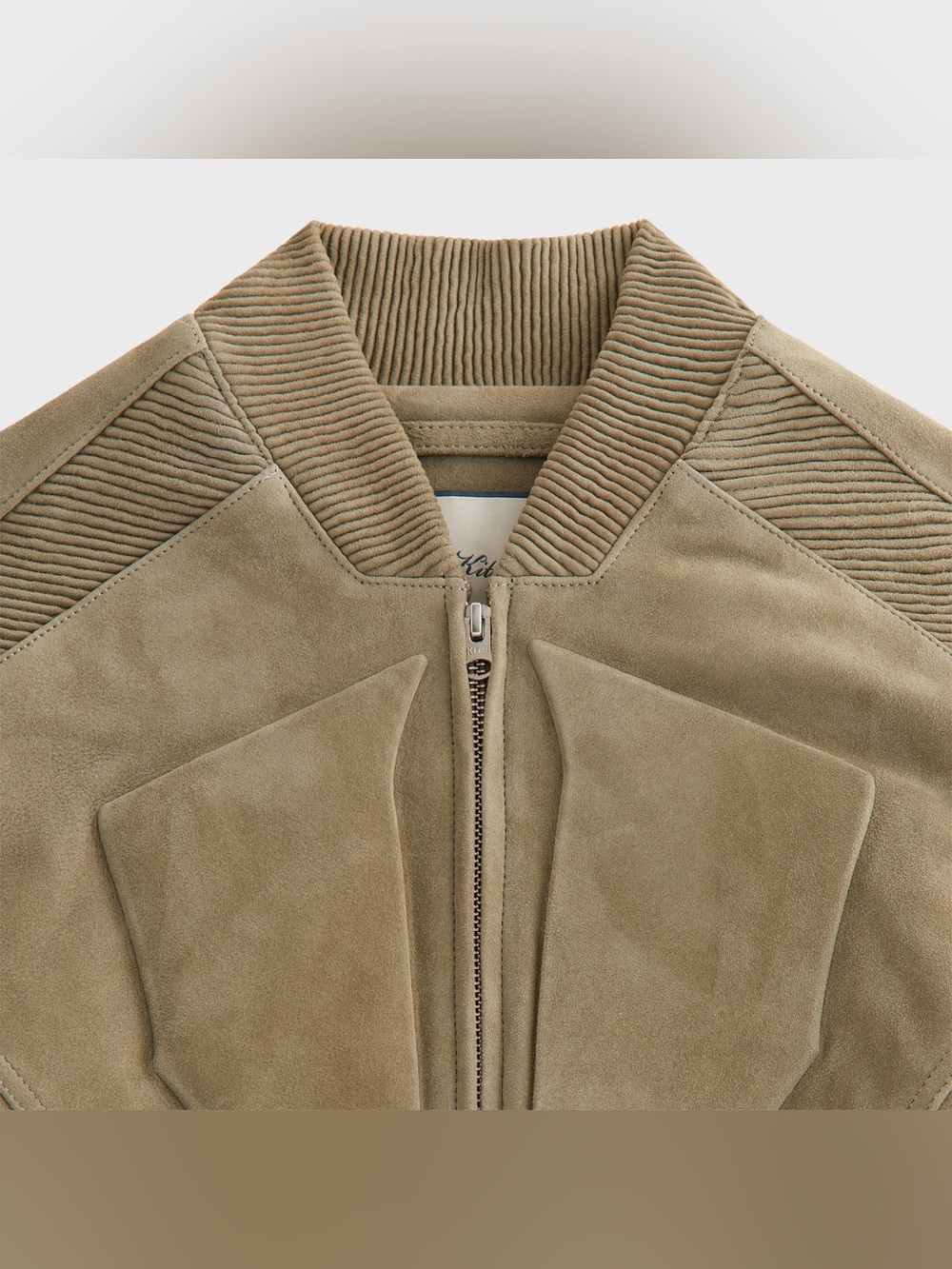 Kith Women Varen Suede Moto Bomber Jacket - Picture 4 of 6